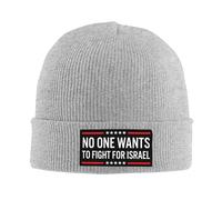 Melbrakin Nessuno Vuole Combattere per Israele Cappello Libera l'America da Israele Cappello Cappelli Invernali Berretto per Uomo e Donna