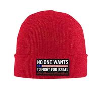 Melbrakin Nessuno Vuole Combattere per Israele Cappello Libera l'America da Israele Cappello Cappelli Invernali Berretto per Uomo e Donna