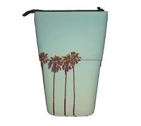 Melbrakin Palm Tree Astuccio telescopico Portapenne Telescopico Astuccio Borsa Cancelleria, per ufficio scolastico, Natale2, Taglia unica, Organizer per borse