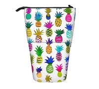 Melbrakin Rainbow Pine Astuccio telescopico Portapenne Telescopico Astuccio Borsa Cancelleria, per ufficio scolastico, Natale2, Taglia unica, Organizer per borse