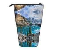 Melbrakin Rocky Mountains Astuccio telescopico Portapenne Telescopico Astuccio Borsa Cancelleria, per ufficio scolastico, Natale2, Taglia unica, Organizer per borse