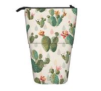 Melbrakin Simpatico astuccio telescopico a forma di cactus, portapenne, astuccio telescopico, cancelleria, per ufficio scolastico, Natale2, taglia unica, organizer per borse