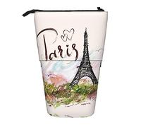 Melbrakin Torre Eiffel Astuccio telescopico Portapenne Portamatite telescopico Borsa Cancelleria, per ufficio scolastico, Natale2, Taglia unica, Organizer per borse