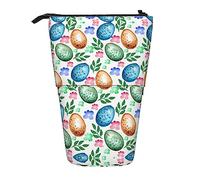Melbrakin Uova di Pasqua Astuccio telescopico Portapenne Portamatite telescopico Borsa Cancelleria, per ufficio scolastico, Natale2, Taglia unica, Organizer per borse
