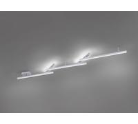 MELBY PLAFONIERA LED 23W 2200lm, 3000 - 5000K BACCHETTE ACCIAIO SATINATO REGOLABILI CON EMISSIONE DI LUCE DIRETTA ED INDIRETTA CON SMART CONTROL MOLTEPLICI FUNZIONI WIZ L. MAX 200CM