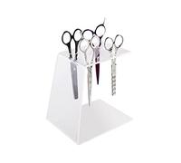 MELCAP Espositore per Parrucchiere e Barbiere, Porta Forbici in Plexiglass, Depilatorio, Tutti i tipi di pelle, Unisex, Professionisti del settore di cura dei capelli