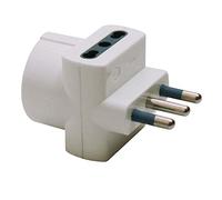 MELCHIONI Adattatore Triplo Mkc Mtistandard Italiano 2P-T16A, Plastic, Multicolore