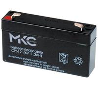 Melchioni Batteria al Piombo 6 Volt 1,2 Ampere