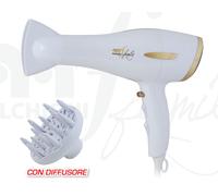 Asciugacapelli Gold Style 2200 W 220240 V biancooro Melchioni