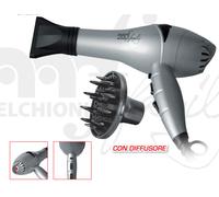 MELCHIONI FAMILY 118030030 ASCIUGACAPELLI SILVER STYLE 1600W 2000W
