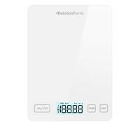 Melchioni Family - 118210028 - Bilancia da cucina Smarty - con connessione wi-fi - peso massimo 5 kg - bianco - Melchioni family - 100343 - Conf. da 1 Pz. - 118210028