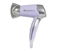 Melchioni Family | Asciugacapelli da Viaggio HANDY STYLE, Manico Piegevole, Phon da Viaggio con 2 Temperature, Compatto e Potente, Doppia Alimentazione per Viaggi in Tutto il Mondo