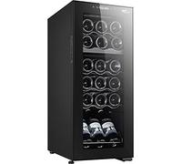 Cantinetta - 18 bottiglie - Libera Installazione - Glass/Black - Classe G - Compressore - MELCHIONI - VERMENTINO 18 C - Veloce