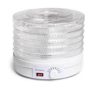 Melchioni Family | Essiccatore Elettrico BABELE, Essiccatore Alimentare Multiuso, 5 Ripiani Impilabili e Removibili, Potenza 250W, Temperatura Regolabile 40-70°C