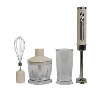 Frullatore ad Immersione Ariel con Batteria Ricariabile Recipiente da 0.5 L Potenza 150 Watt Colore Bianco