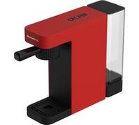 Melchioni Family Macchina da Caffè Sublime 3 in 1 1400 W 20 Bar Capsule Nespresso Dolce Gusto e Caffè Macinato Rossa