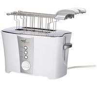Melchioni Tostapane 2 Fette Potenza 600 Watt 7 Livelli di Cottura con Timer Funzione scongelamento e Fondo raccoglibriciole - TOSTO