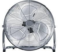 Melchioni Family Ventilatore da terra 4MF 2218IN, Stile industriale, 3 Pale in metallo, 45 cm di diametro, 3 Velocità, Griglia di Protezione, 90 W di potenza, 118620047
