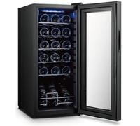 Melchioni Vermentino 18 C Dual Cantinetta vino con compressore Libera installazione Nero 18 bottiglia/bottiglie