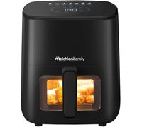 FRIGGITRICE AD ARIA Melchioni Marianna NEW 5L Air Fryer - 7 Programmi Touch Display 1500W Nero