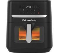 Melchioni Friggitrice ad Aria Capacità 9 Litri Potenza 1800 Watt con Display Touch e Timer - BELLA MBRIANA