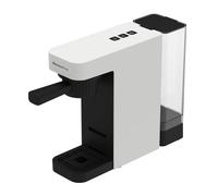 Melchioni Sublime - Macchina del Caffè 3 in 1 - Compatibile con Capsule Nespresso, Dolce Gusto e Caffè Macinato - Pompa 20 Bar - 1450W - Serbatoio 0,6L - Caffè Lungo e Corto (Bianco)