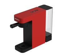 Melchioni Sublime - Macchina del Caffè 3 in 1 - Compatibile con Capsule Nespresso, Dolce Gusto e Caffè Macinato - Pompa 20 Bar - 1450W - Serbatoio 0,6L - Caffè Lungo e Corto (Rosso)