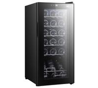 Cantinetta - 18 bottiglie - Libera Installazione - Glass/Black - Classe G - Compressore - MELCHIONI - VERMENTINO 18 C - Veloce