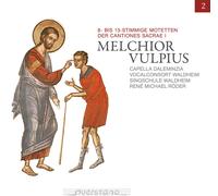 Melchior Vulpiu Melchior Vulpius: 8-bis 13-stimmige Motetten Der Cantiones (CD)