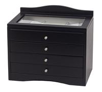 Mele 4062 Portagioielli Cofanetto porta gioielli Portagioie in legno 3 cassetti