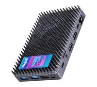 MeLE Cyber X1 Fanless Mini PC N150 32GB RAM DDR4 512GB SSD,Windows 11 Pro Small Micro Desktop Computer,Dual HDMI,Supporto 4K Triple Display,USB 3.2x3,USB-C,WiFi BT5.1,PC portatile su business