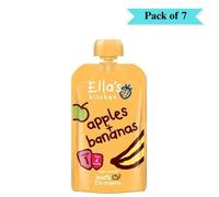 Mele e banane Ellas Kitchen Stage 1 - Confezione da 7 (120 g ciascuna)
