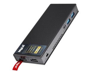 MeLE Fanless Mini PC Stick PCG02 Pro N5105 8 GB Ram 128 GB di archiviazione, Micro Computer Desktop USB Dual HDMI Gigabit Ethernet su Business Office Industrial IoT Media Home