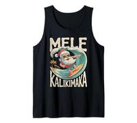 Mele Kalikimaka - Camicia Natalizia Surfiing Santa Hawaii Canotta