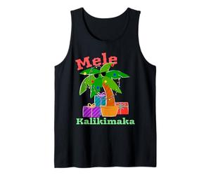 Mele Kalikimaka - Lampade a Forma di Palma di Natale hawaiane Canotta