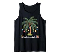 Mele Kalikimaka Tropical Christmas Hawaiian Xmas Palm Tree Canotta
