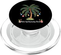 Mele Kalikimaka Tropical Christmas Hawaiian Xmas Palm Tree PopSockets PopGrip per MagSafe