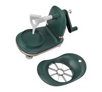 Mele manuali pelapatrice, macchina per pelapatina di frutta con utensile per buccia di frutta diviso (Dark green)