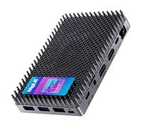MeLE Mini PC Cyber X1 N150, RAM da 16 GB, SSD da 512 GB, USB-C completamente funzionante con USB PD3.0, riproduzione video e trasferimento dati, 2 x HDMI 2.0