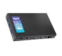 Mele Mini PC Quieter3C Senza Ventola Win11 Pro Celeron N5105 Mini Computer Desktop 8GB 128GB Micro PC 4K HDMI HDR PC Industriale Ethernet PXE Funzione Completa Tipo C PD