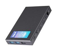 MeLE Mini PC senza ventola con Win-11-Pro, Quieter4C N150 8 GB RAM LPDDR5 128 GB, supporto 4K triplo display tramite Dual HDMI e All-in-One USB-C, WiFi 5, BT5.1 piccolo micro computer desktop per