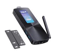 MeLE Mini PC stick PCG02 senza ventola con Windows 11 Pro, Celeron N100 PC 8 GB 256 GB Micro Desktop Computer, Full Funzionale USB-C, Gigabit Ethernet BT5.1 su Business Office Industrial IoT Home