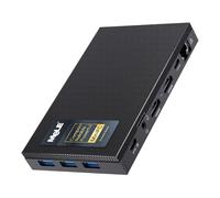 MeLE Quieter3C N5100 - Mini PC senza ventola da 8 GB di memoria da 256 GB, ultra sottile, silenzioso e portatile, con funzione completa USB-C, Gigabit Ethernet, IPXE, PD3.0, accensione automatica per