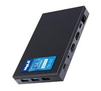 MeLE Quieter4C Mini PC Fanless N150 Computer da Ufficio 8GB 128GB Grado SE | Doppia HDMI+USB-C,Triplo Schermo 4K|WiFi5|Silenzioso|Avvio Automatico WoL|Supporto VESA|Uso Professionale e Astrofotografia
