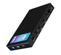 Mele Quieter4C Mini PC senza ventola Pro 16GB LPDDR5 512GB ROM Micro PC Alder Lake N100 (fino a 3,4 GHz) PC a fattore di forma ridotto USB-C 2 X HDMI 4K@60 Triplo display Computer desktop