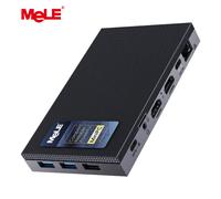 MeLE Quieter4C N150 Mini PC Fanless, 8GB RAM DDR4 256GB SSD, Computer Desktop Micro, Doppio HDMI, Supporto Display Triplo 4K, USB3.2, USB-C, WiFi5 BT5.1, PC Portatile Compatto per Uso Industriale e