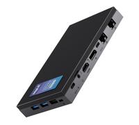 Mele QuieterDL Mini PC senza ventola 2,5Gb Dual LAN Alder Lake N100 (fino a 3,4GHz) 16GB DDR4 512GB ROM Micro PC da ufficio USB-C HDMI2.0+DP1.4 Triplo display Computer desktop