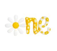 Meleager Daisy 1st Birthday Balloon, XXL Daisy ONE Foil Balloon, Bianco, 1 pezzo, 118 x 52 cm, riutilizzabile, ragazze (1° compleanno)