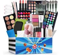 Melearch Makeup Set Box, Regalo Assortito a Sorpresa per Festival con Prodotti per il Trucco Professionali, Set di Cosmetici Bomboniere per Donne Ragazze Adolescenti, Vegano e Cruelty-Free, Set D