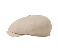 Melegari Berretto a Spicchi Byron | Newsboy Peaky | Cotone Elasticizzato | Primavera Estate (IT, Numero, 60, Beige)